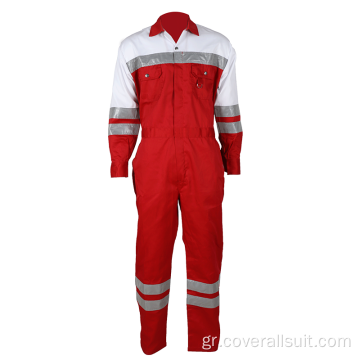 ασφάλεια FRC coverall για ομοιόμορφα ενδύματα εργασίας της βιομηχανίας